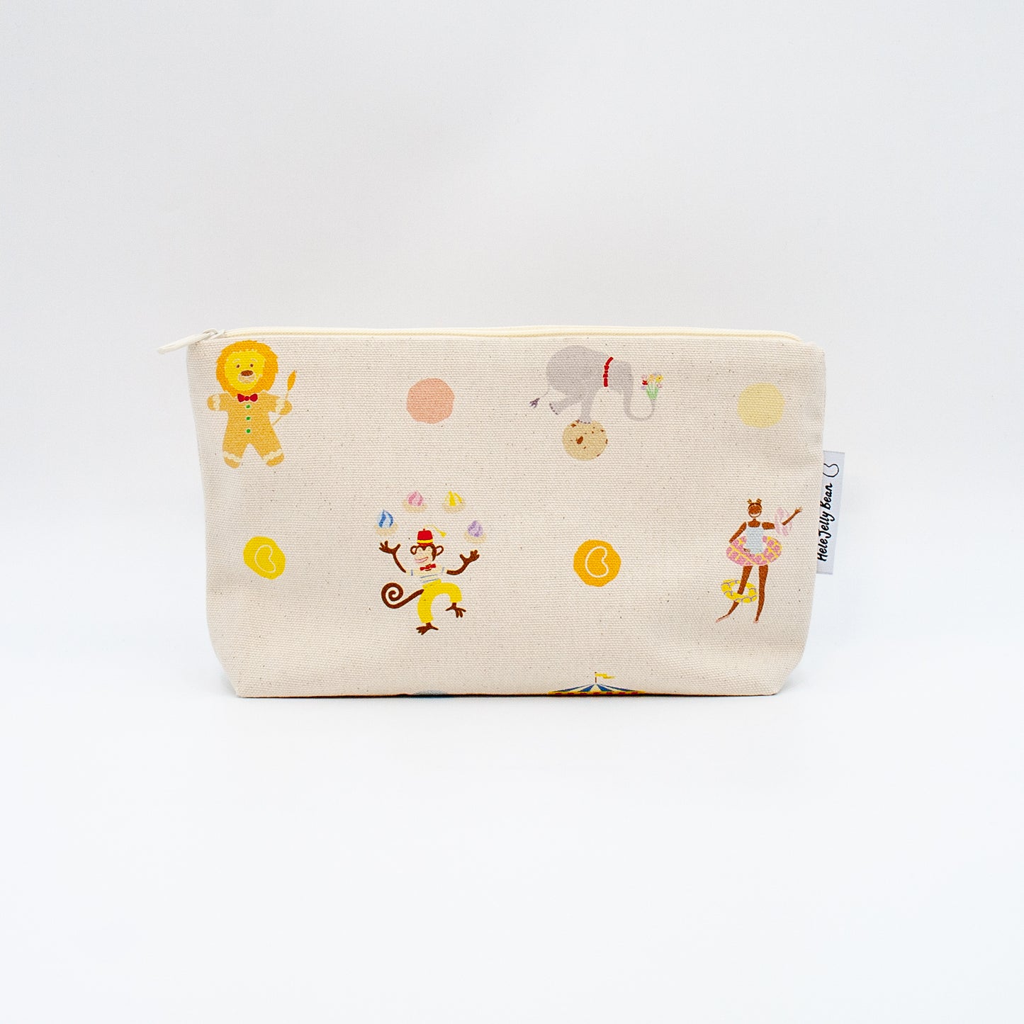 Children's Small Wash Bag Pouch - Circus Tea Party