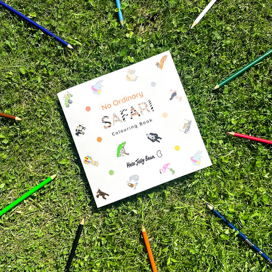No Ordinary Safari Colouring Book