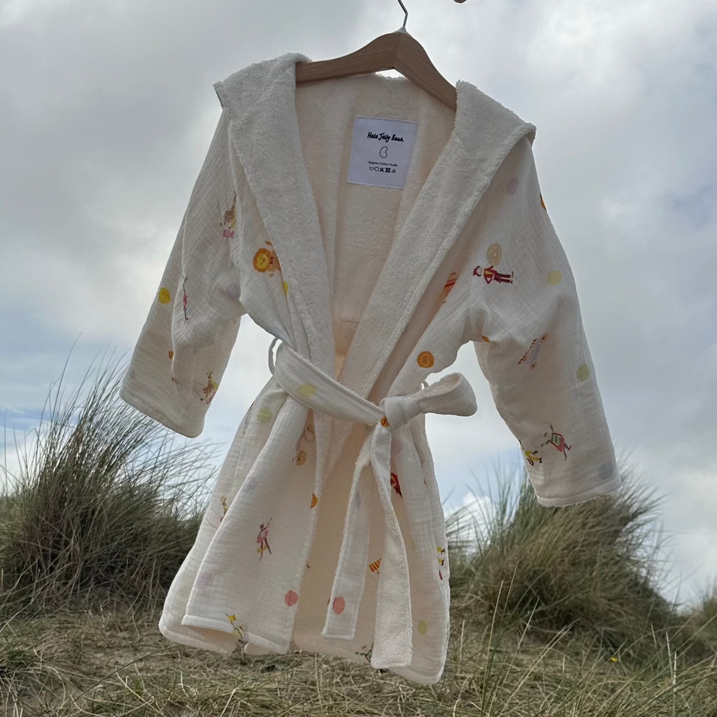 Children's Dressing Gown - Circus Tea Party