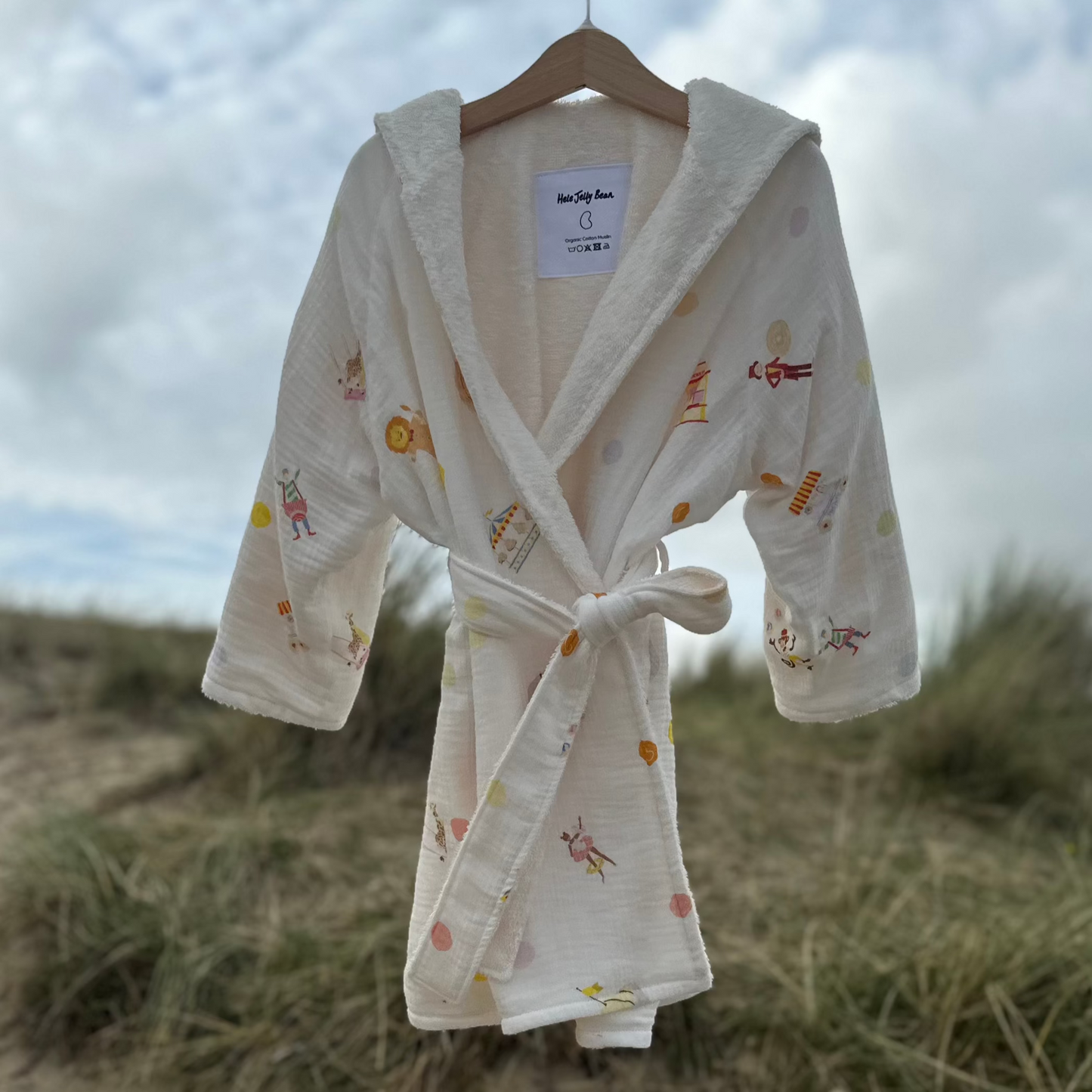 Children's Dressing Gown - Circus Tea Party