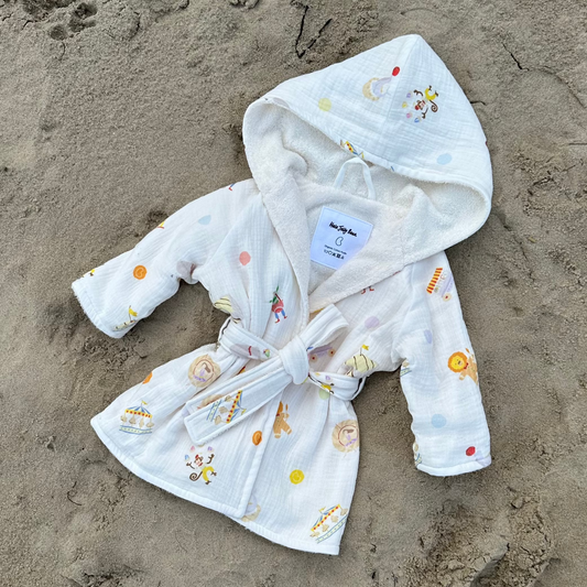 Children's Dressing Gown - Circus Tea Party
