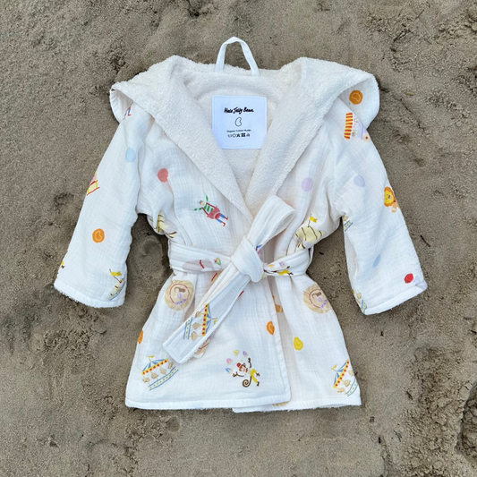 Children's Dressing Gown - Circus Tea Party