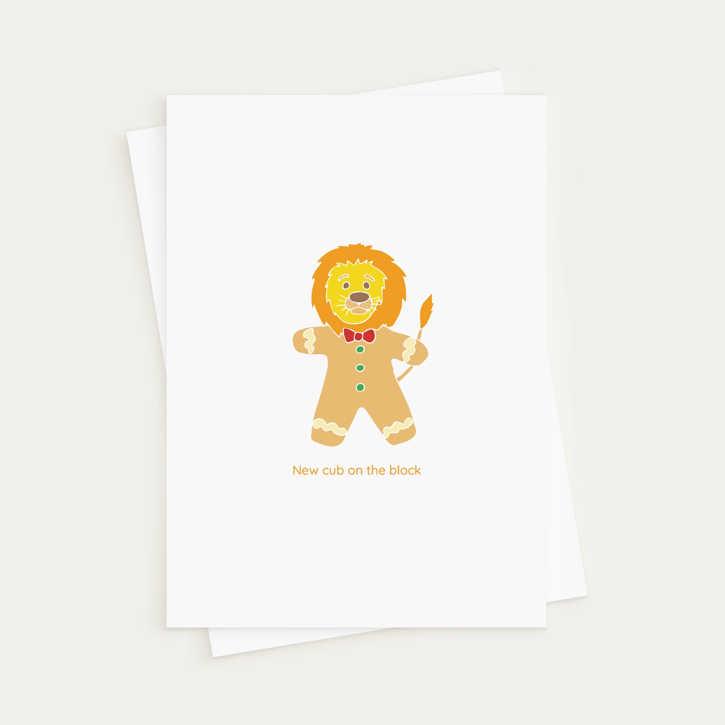 New Cub on the Block - Circus Greeting Card