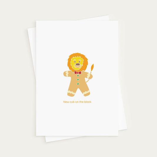 New Cub on the Block - Circus Greeting Card