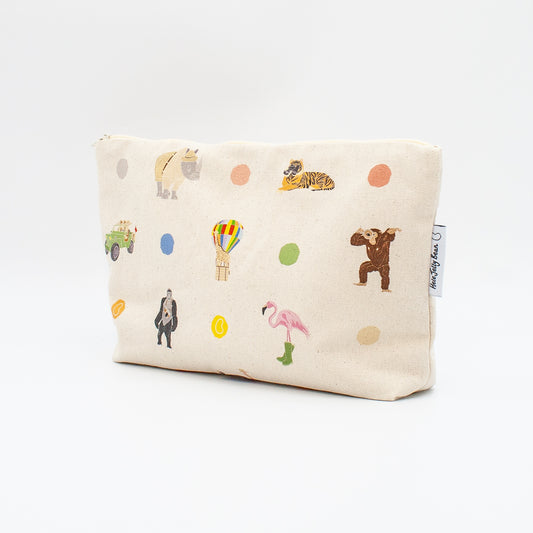 Children's Large Wash Bag Pouch - No Ordinary Safari