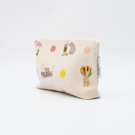 Children's Small Wash Bag Pouch - No Ordinary Safari