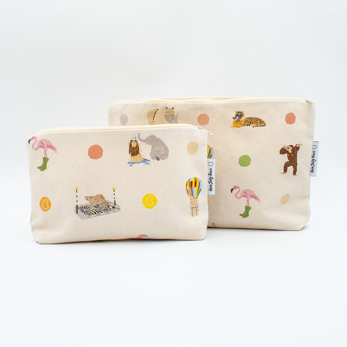Children's Small Wash Bag Pouch - No Ordinary Safari