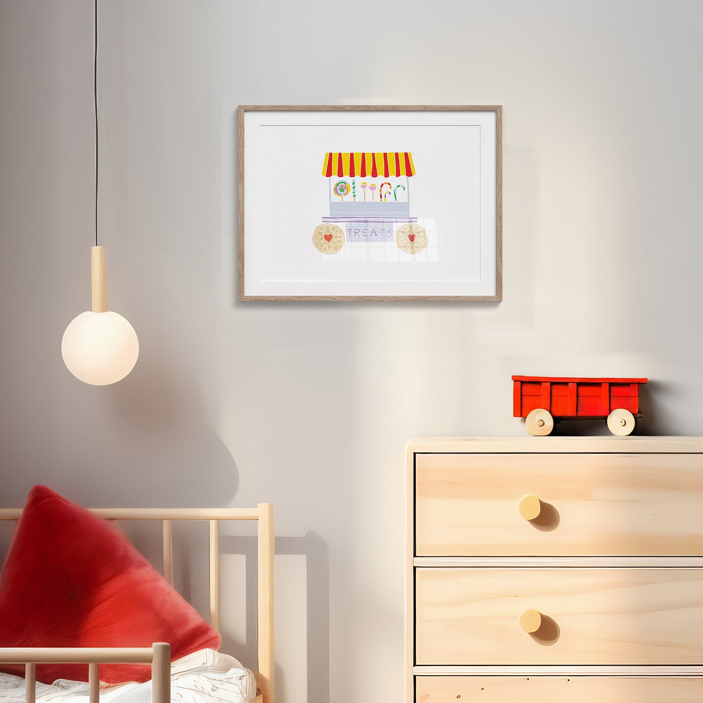 Treat Wagon - Circus Tea Party Print