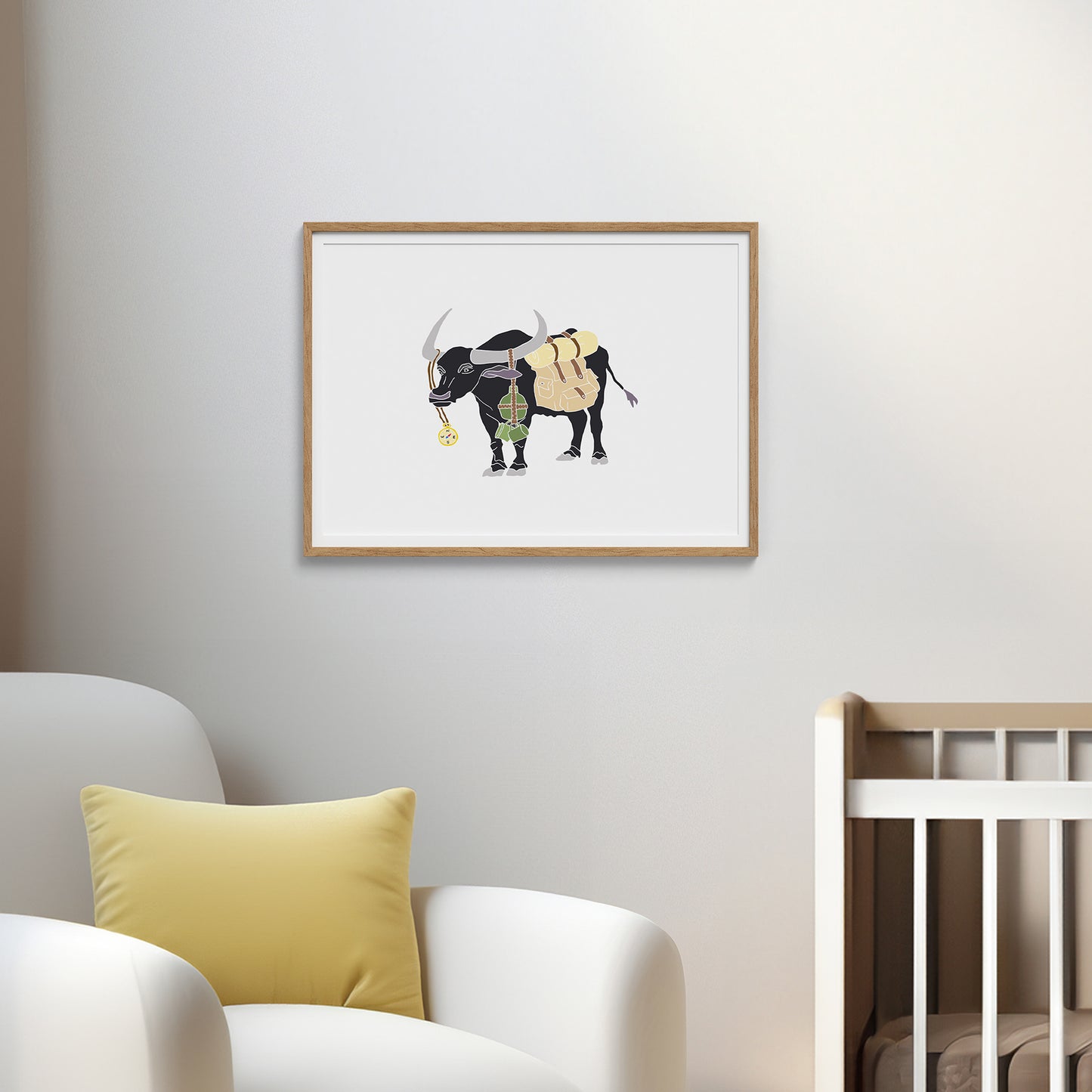 Buffalo with a Compass - No Ordinary Safari Print