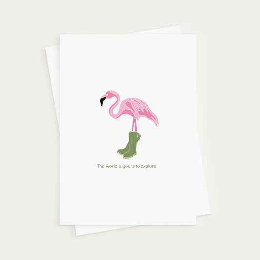 The World is Yours to Explore - Safari Greeting Card