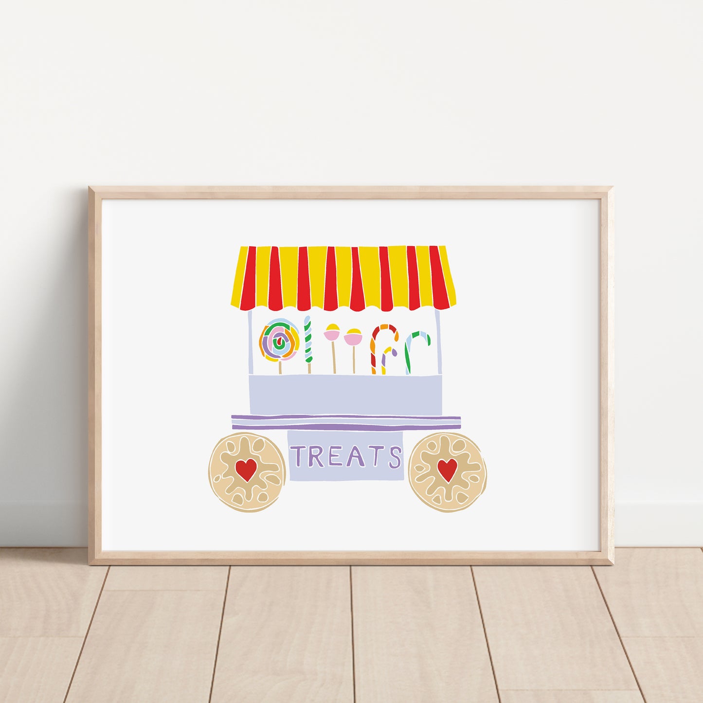 Treat Wagon - Circus Tea Party Print