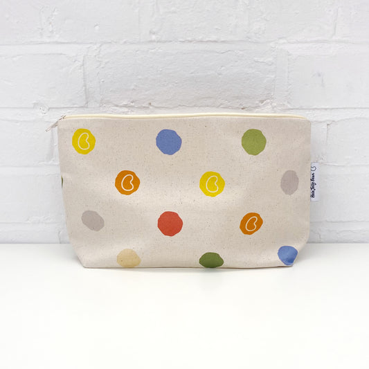 Large Wash Bag - Wild Polka Dot