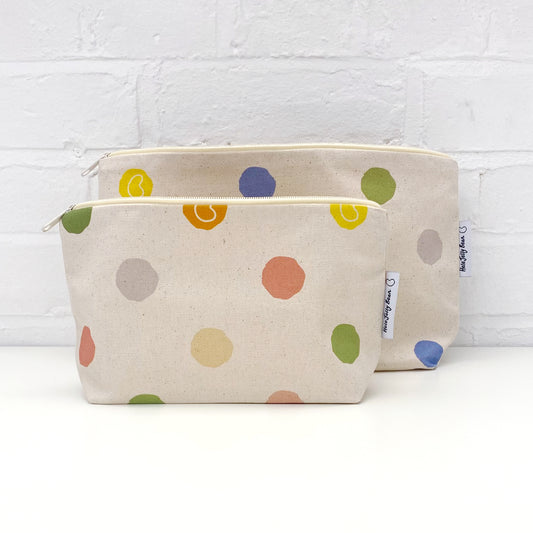 Large Wash Bag - Wild Polka Dot