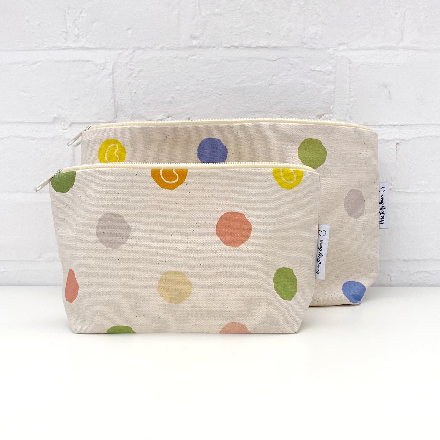 Standard Wash Bag - Wild Polka Dot