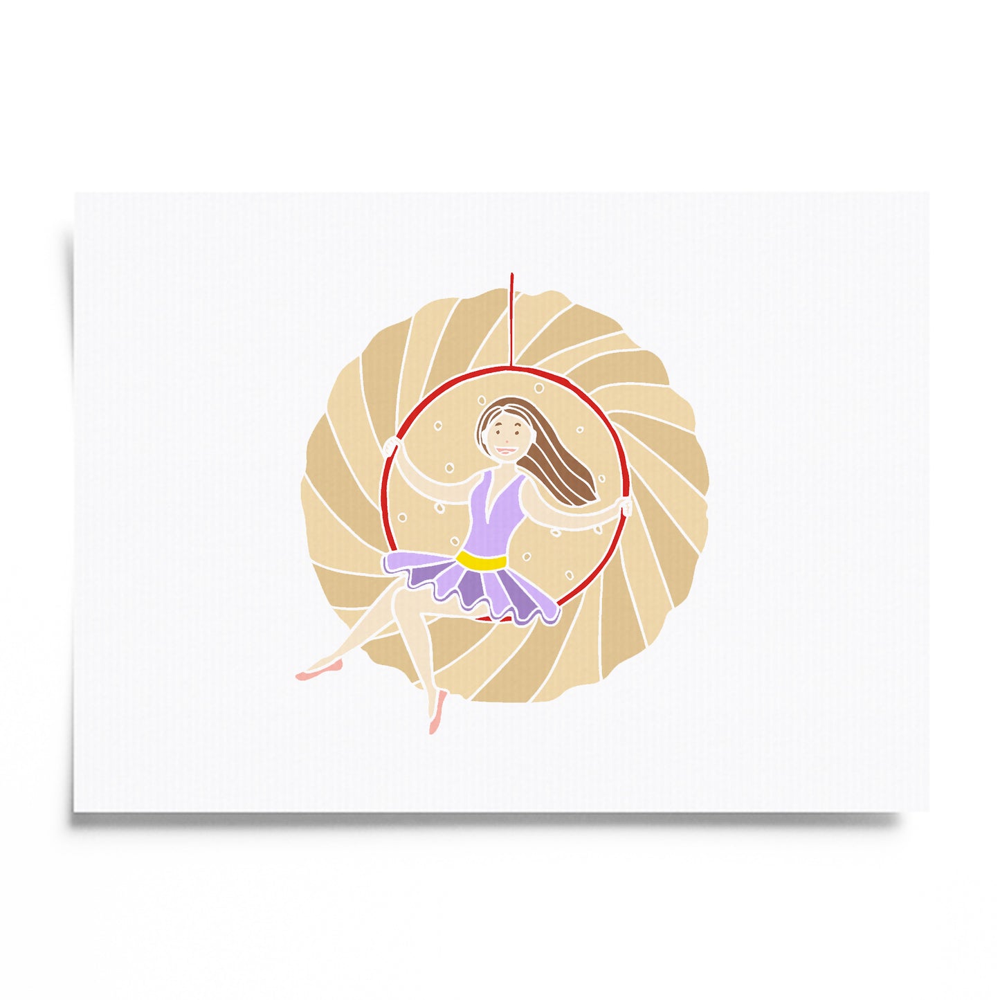 Shortbread Acrobat - Circus Tea Party Print