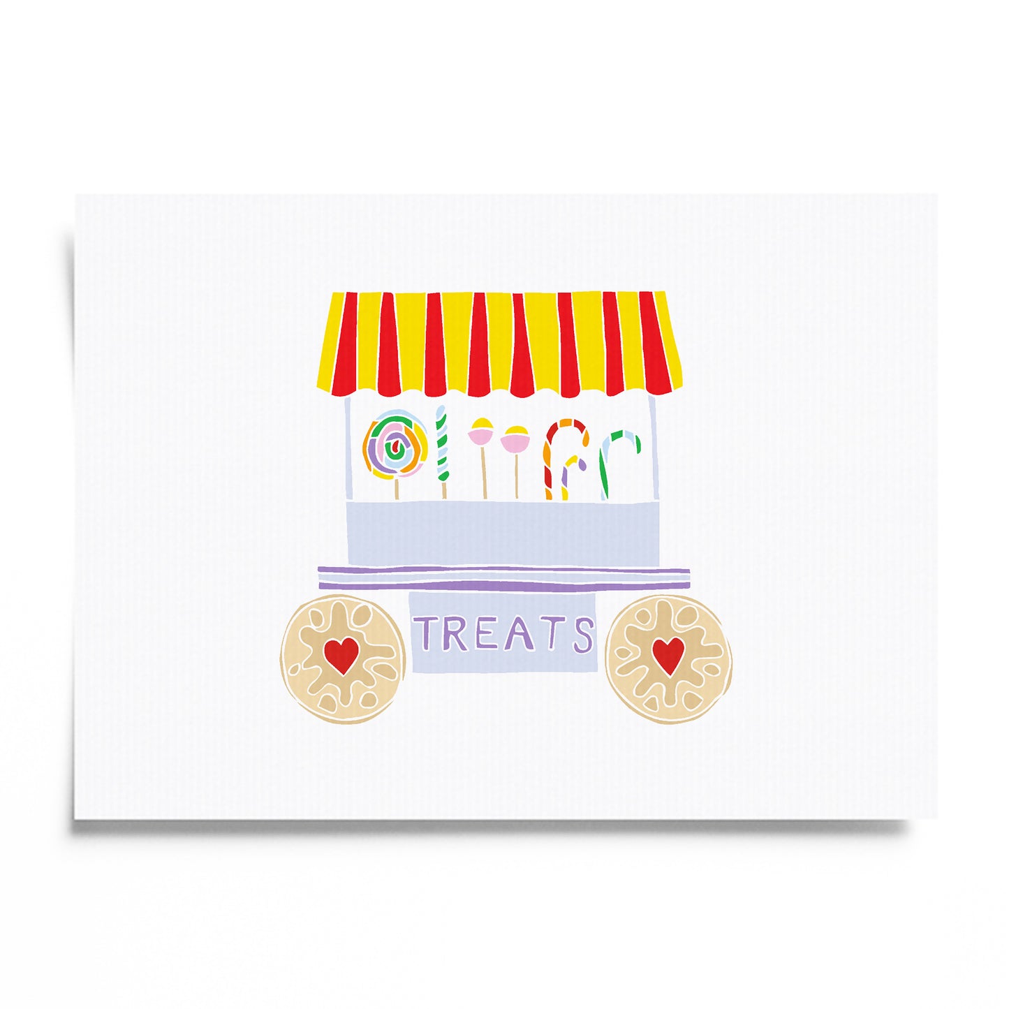 Treat Wagon - Circus Tea Party Print
