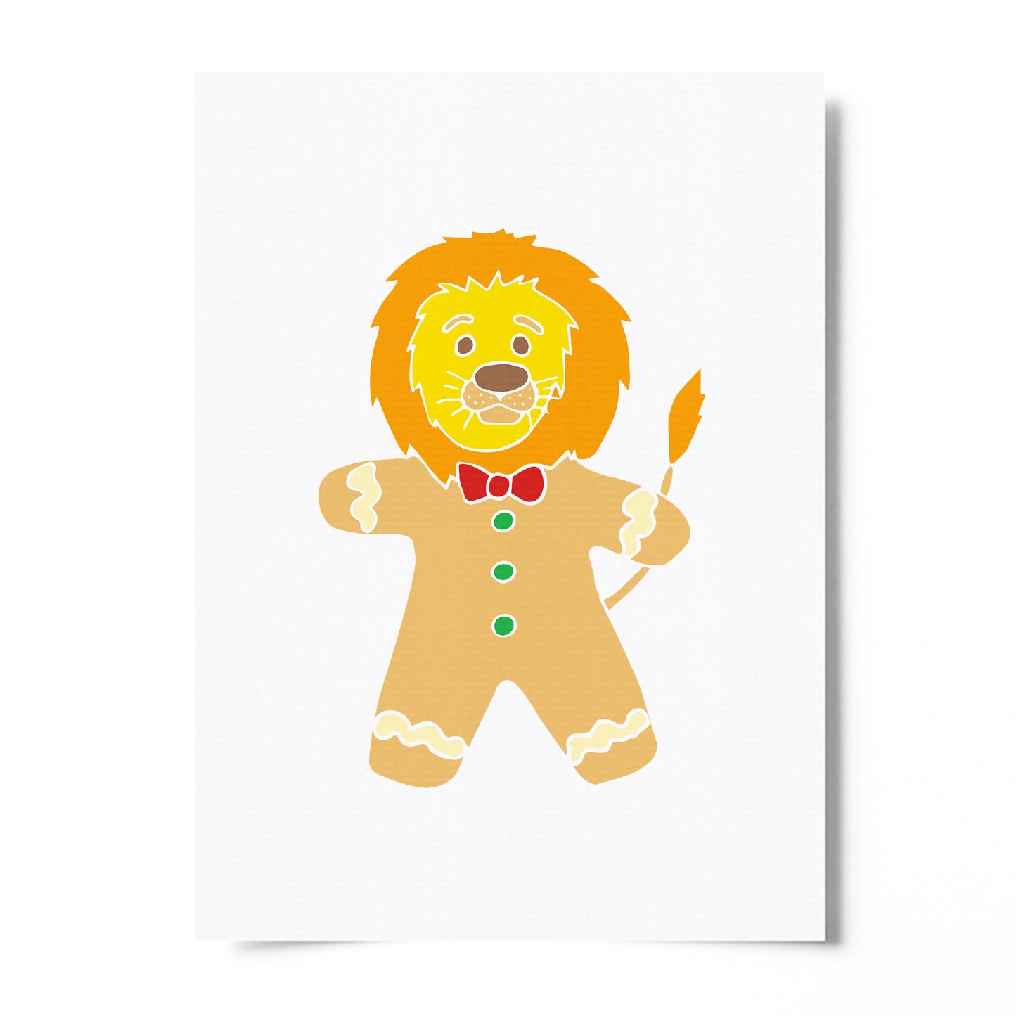 Gingerbread Lion - Circus Tea Party Print