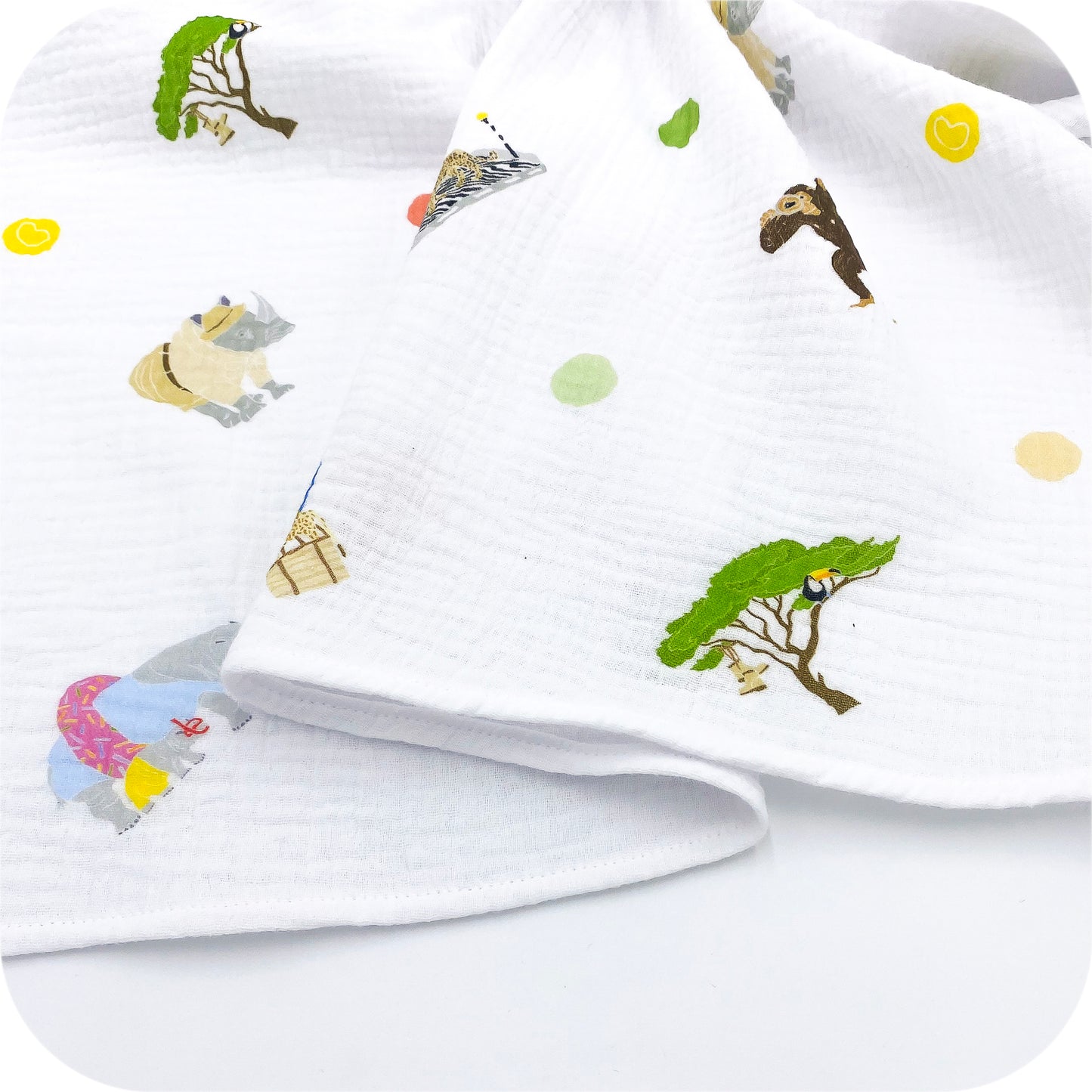 Organic Cotton Muslin Swaddle - No Ordinary Safari
