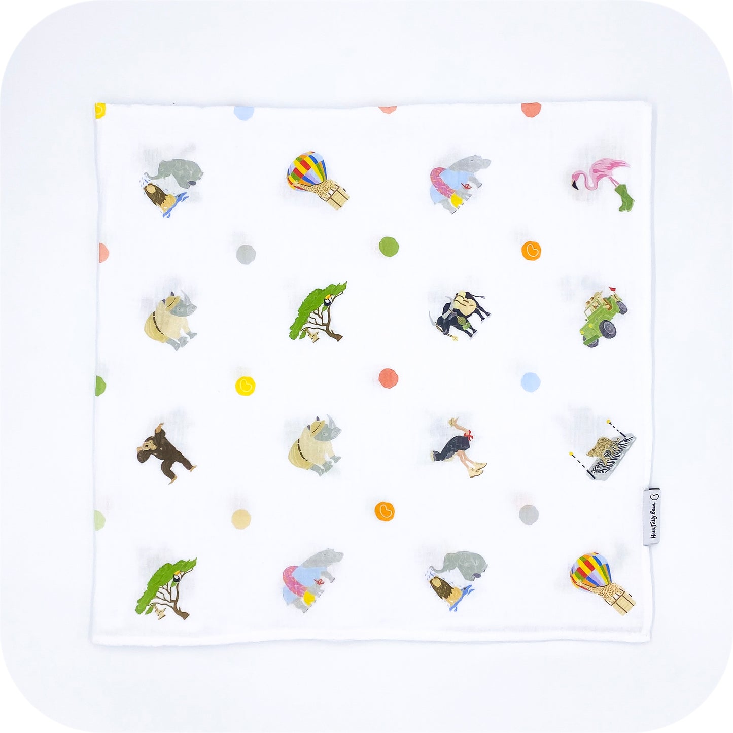 Organic Cotton Muslin Swaddle - No Ordinary Safari