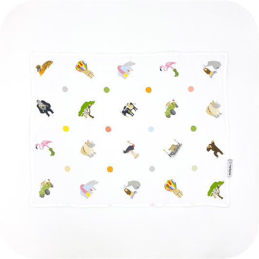Organic Baby Muslin Cloth - No Ordinary Safari