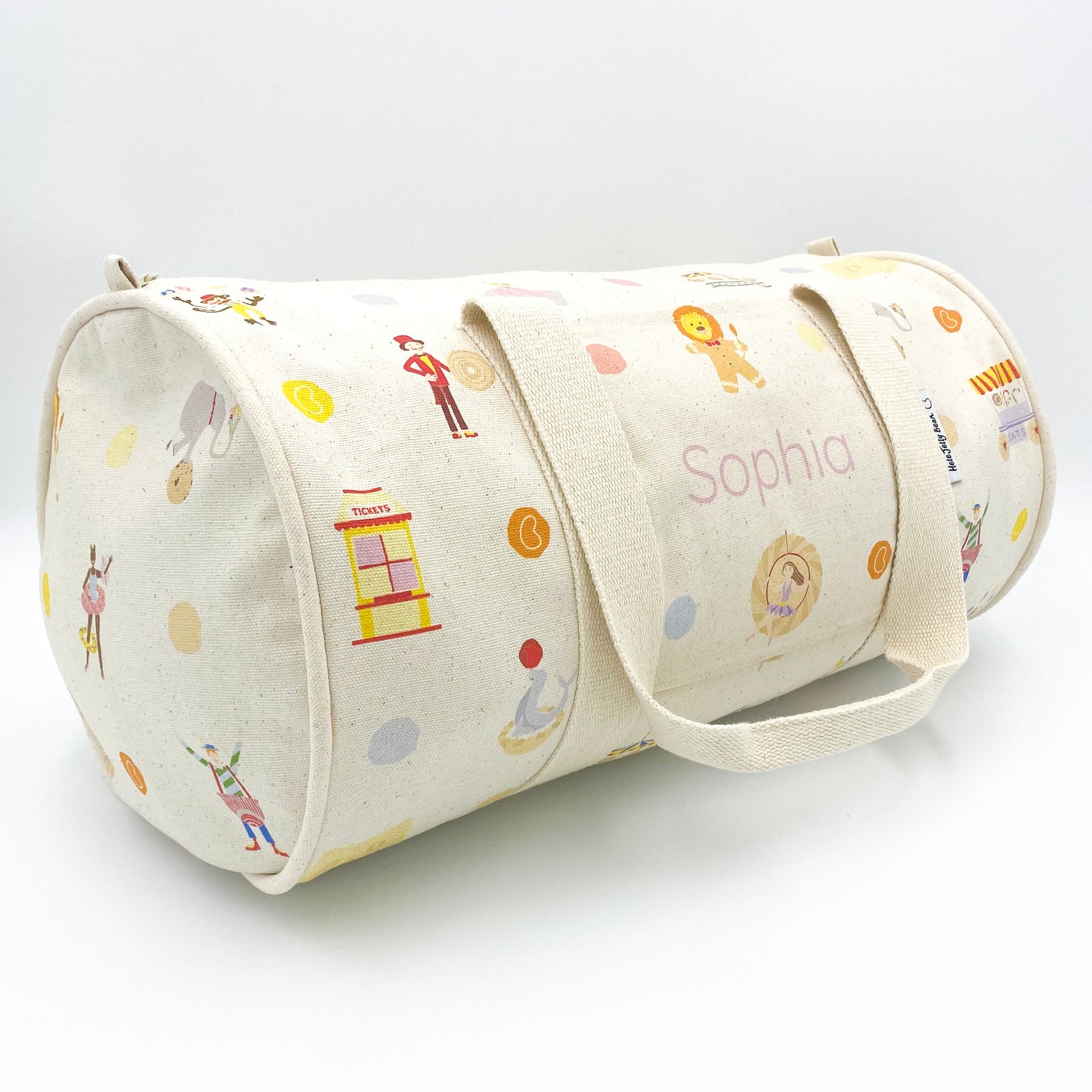 Personalised Children's Weekend Bag - Circus Tea Party