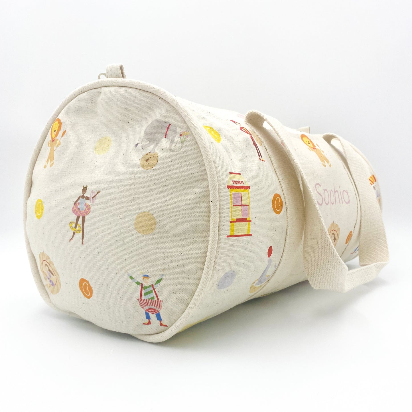 Personalised Children's Weekend Bag - Circus Tea Party