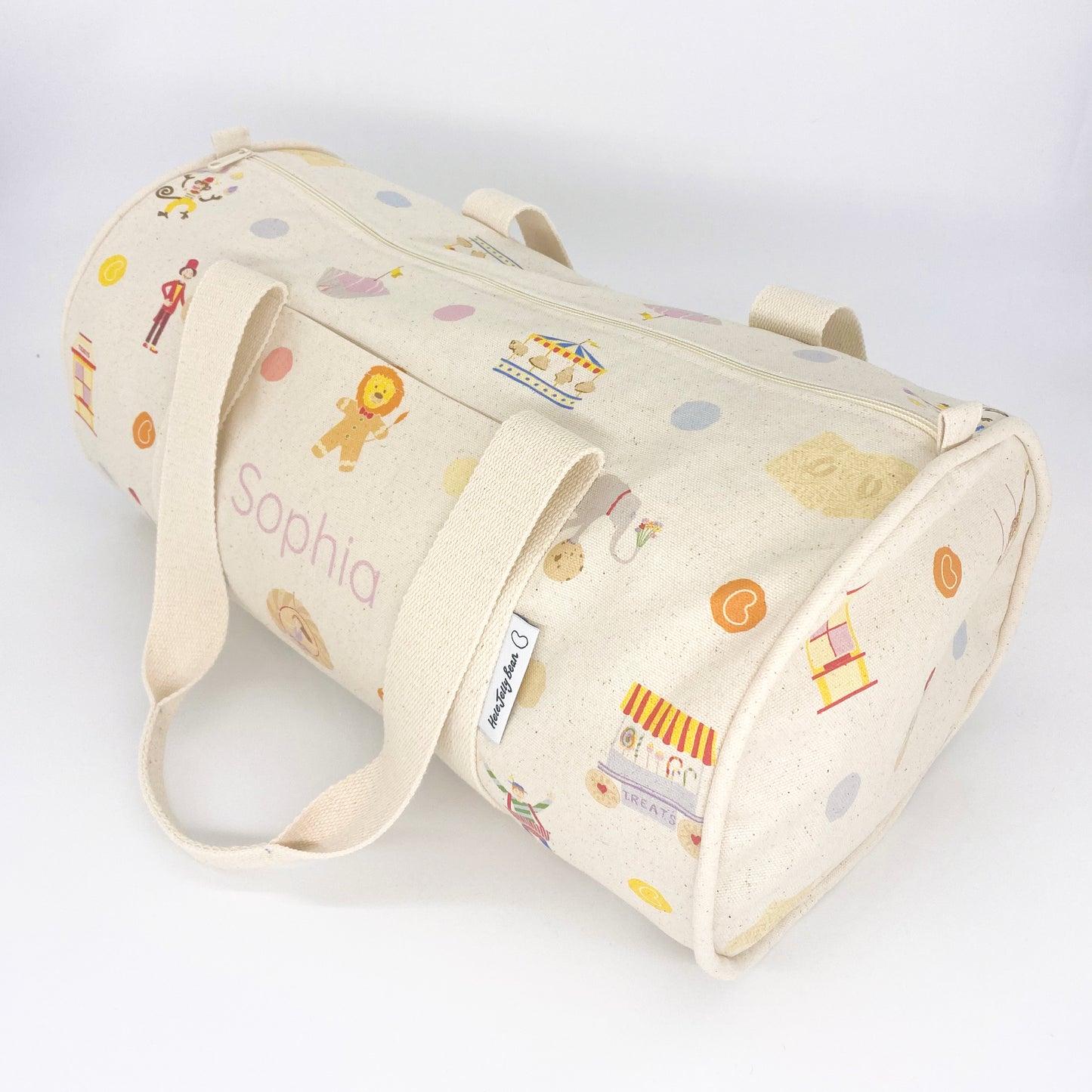 Personalised Children's Weekend Bag - Circus Tea Party
