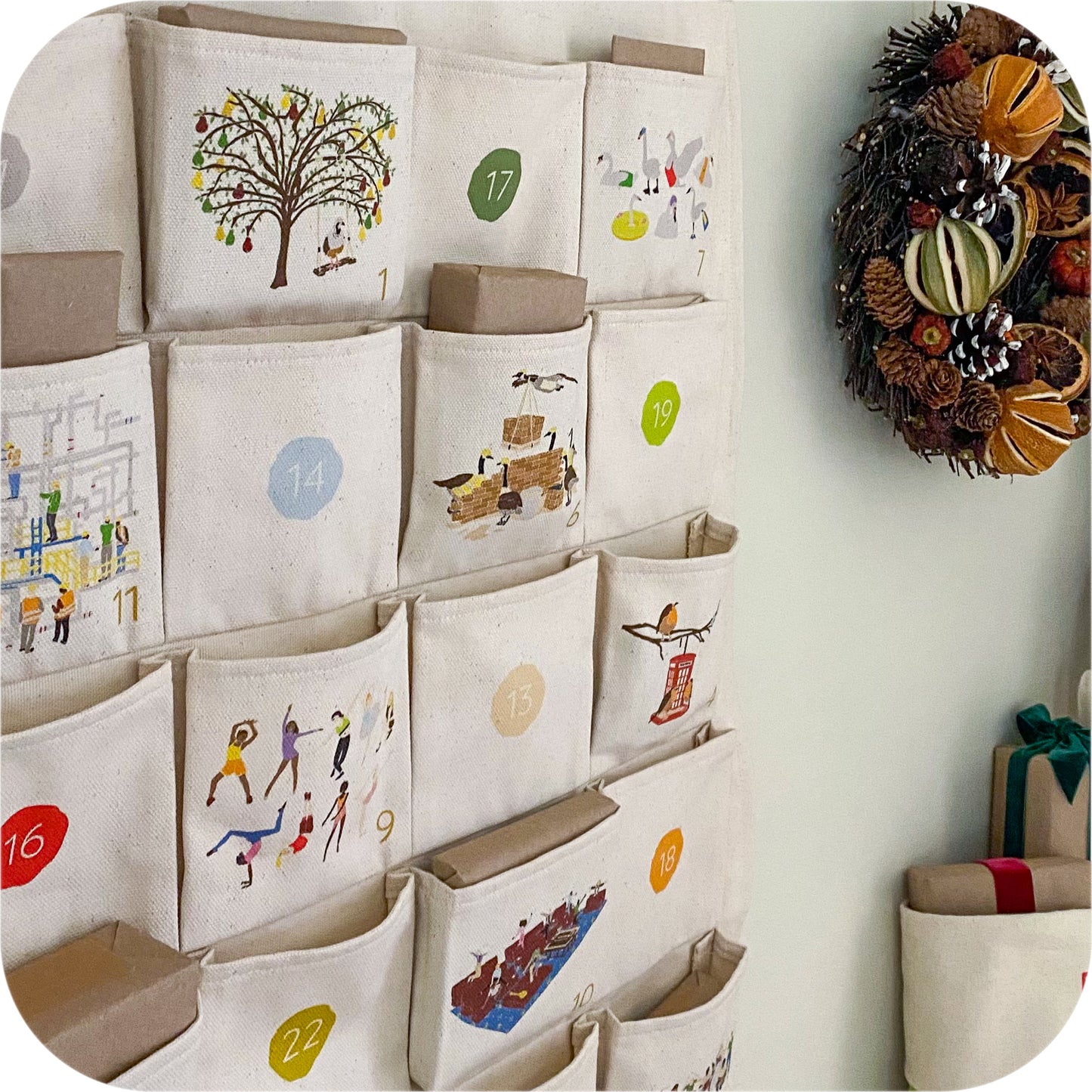 Personalised Christmas Advent Calendar - 12 Days of Christmas