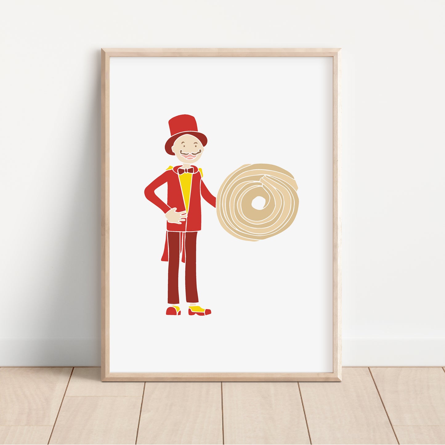 Shortbread Ring Master - Circus Tea Party Print