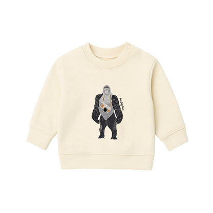Organic Cotton Kids Sweatshirt - Gorilla with a Camera