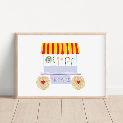 Circus Tea Party Print Trio Bundle