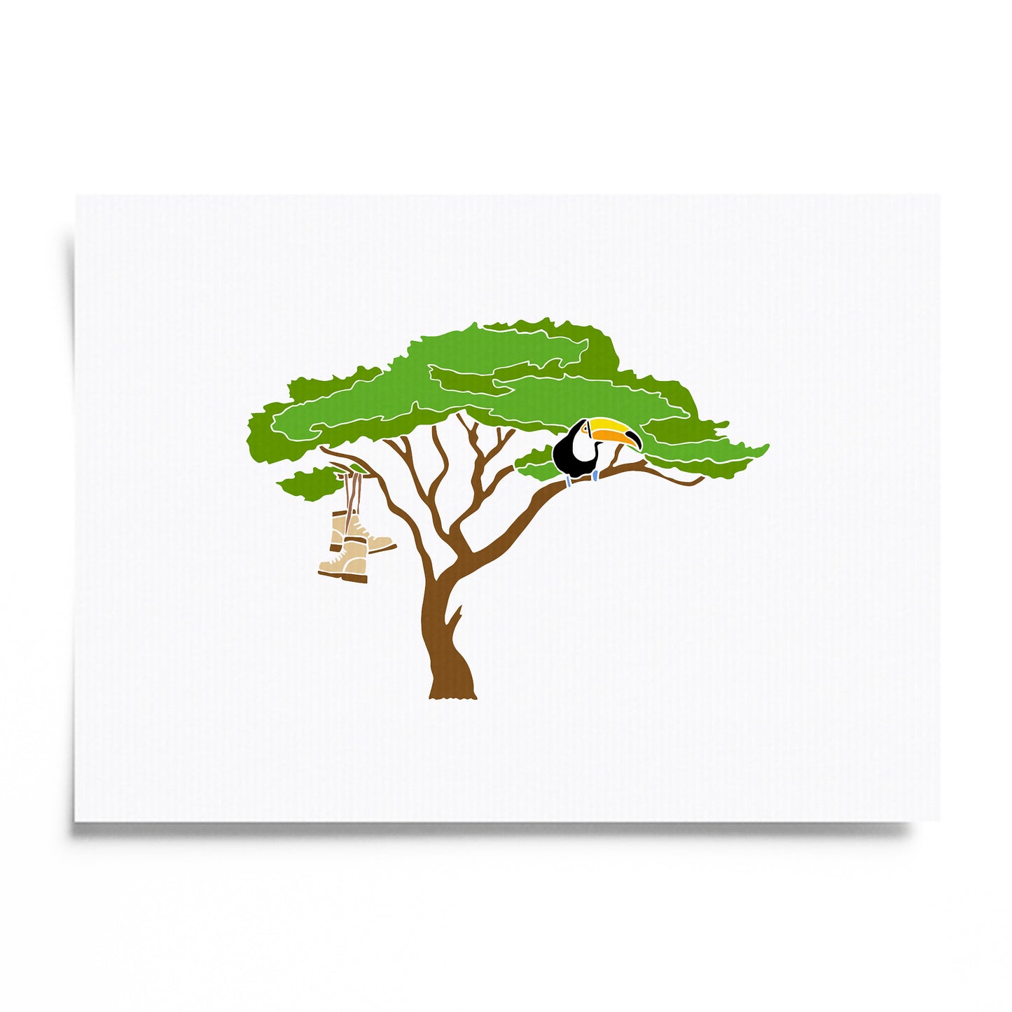 Toucan in Tree - No Ordinary Safari Print