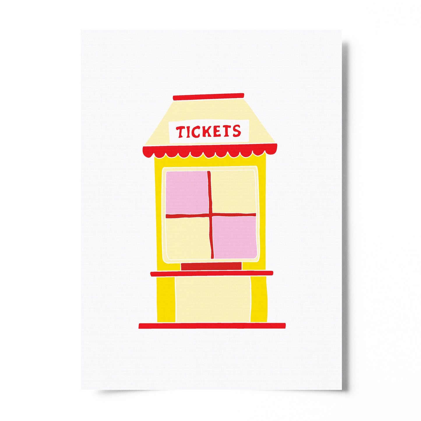 Battenberg Ticket Booth - Circus Tea Party Print