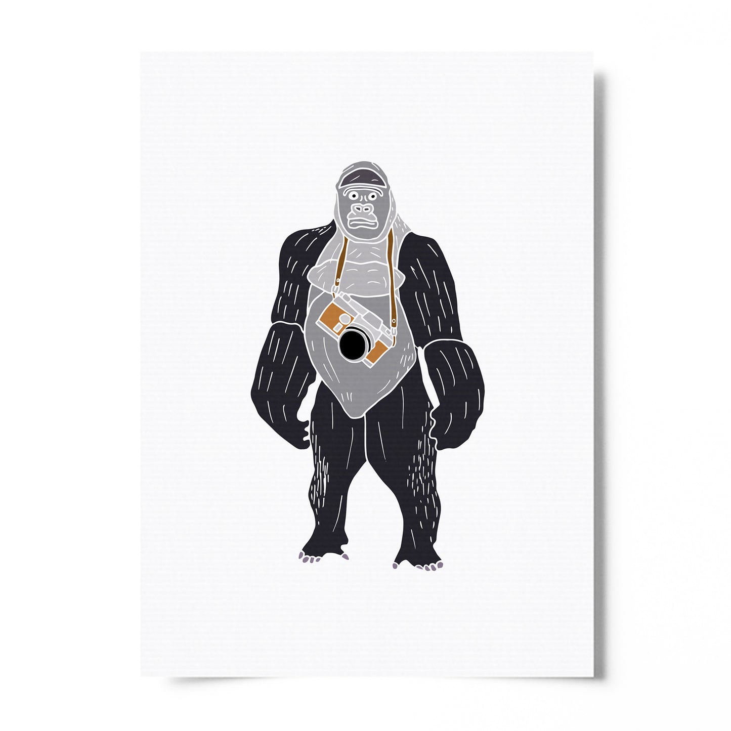 Gorilla with a Camera - No Ordinary Safari Print